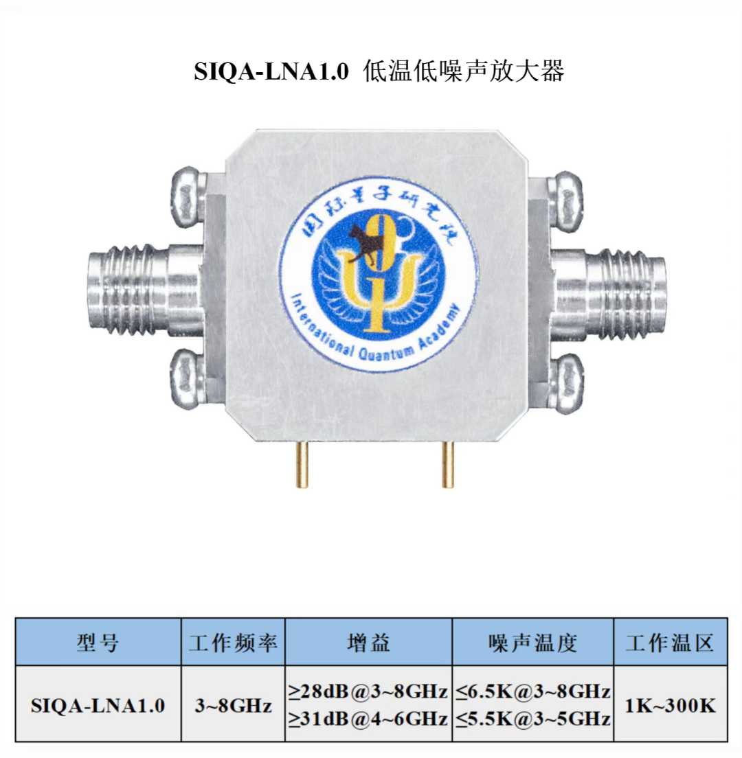超导量子计算团队在「低温低噪声放大器」研发方面取得重要进展